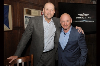 AIG Labs, Breitling and Mark Kelly at the New York Explorers Club